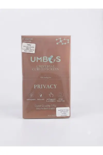 UMBOS Nano Makinesi Jelatini Ekran Koruyucu Privacy