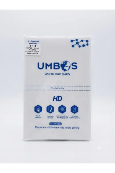 Nano Makinesi Jelatini Ekran Koruyucu HD Beyaz Paket