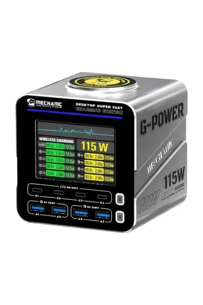 Mechanic G-POWER 115W GaN Masaüstü Hızlı Şarj İstasyonu