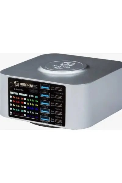 Mechanic X-Power Max 300W 10 Portlu Ekranlı Hızlı Şarj İstasyonu